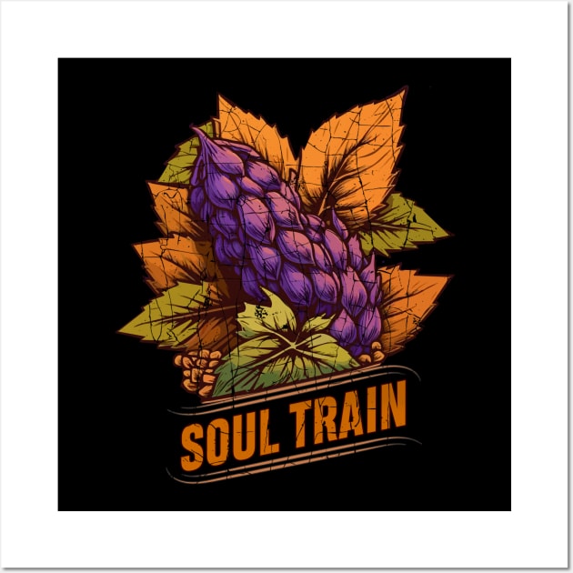 Vintage Soul Train -Save the Plant Wall Art by Itulah Cinta